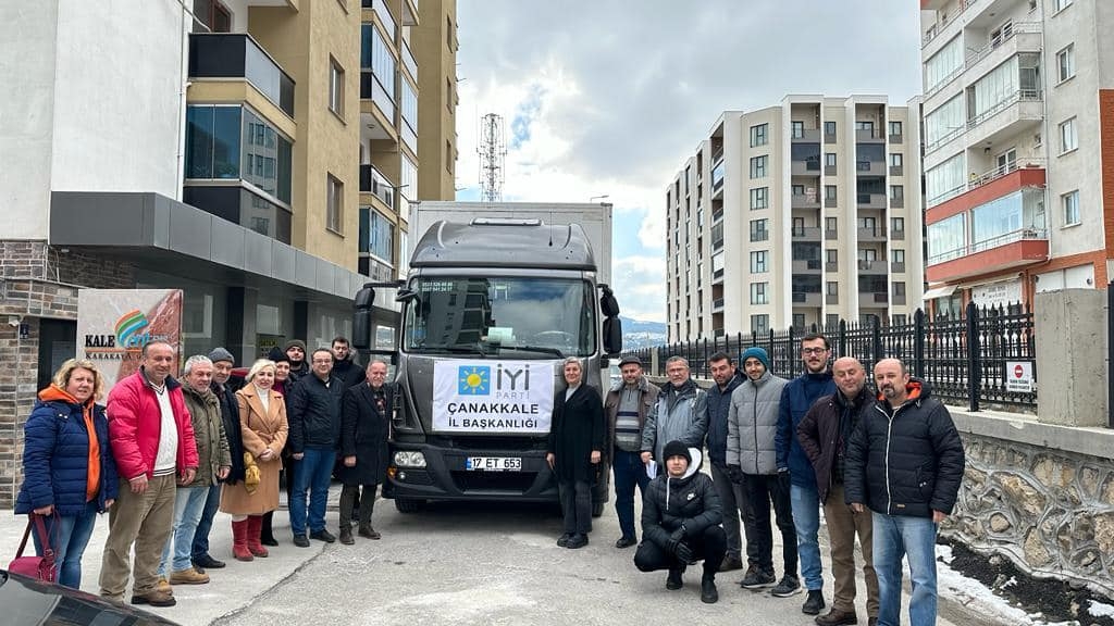 İYİ Parti’den depremzedelere yardım