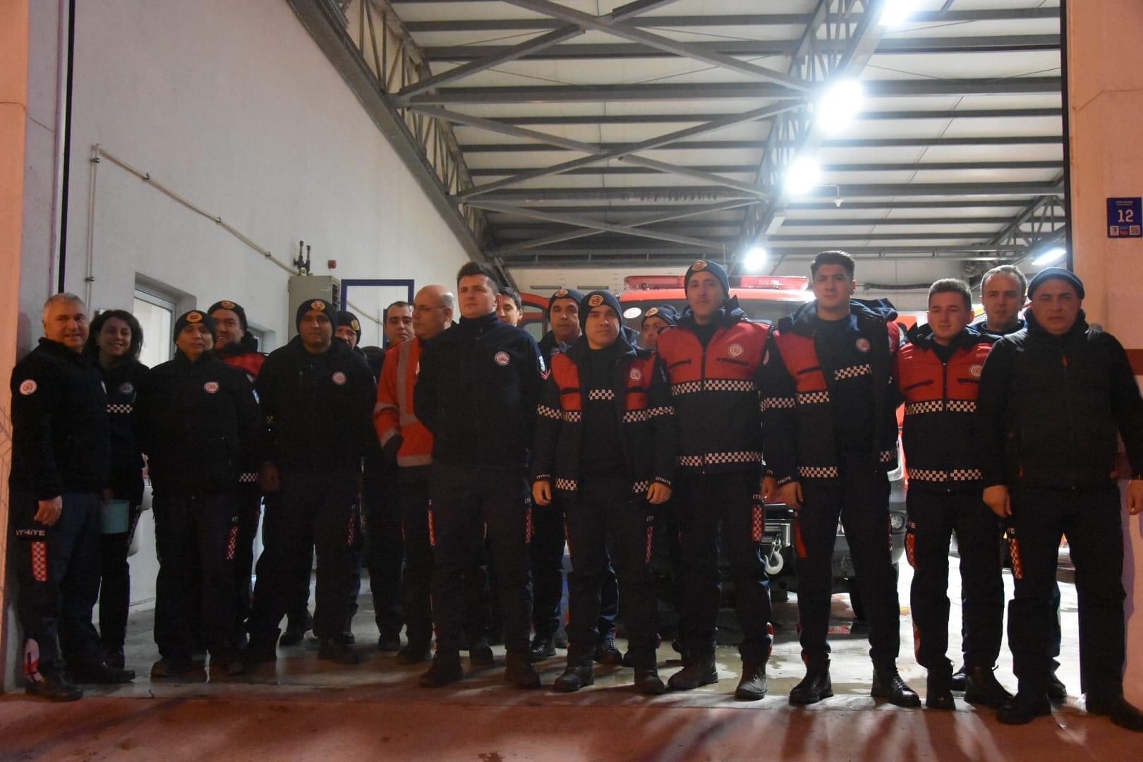 Arama kurtarma ekibi yola çıktı