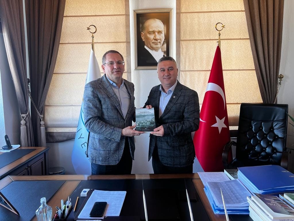 Başkan Mesut Bayram'dan Başkan Ergin'e ziyaret
