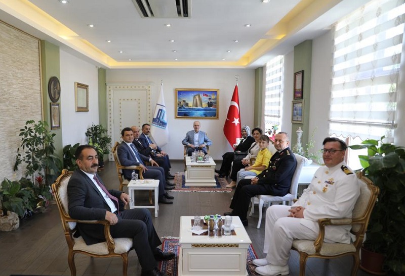TBMM Başkanı Kurtulmuş Valiliği ziyaret etti