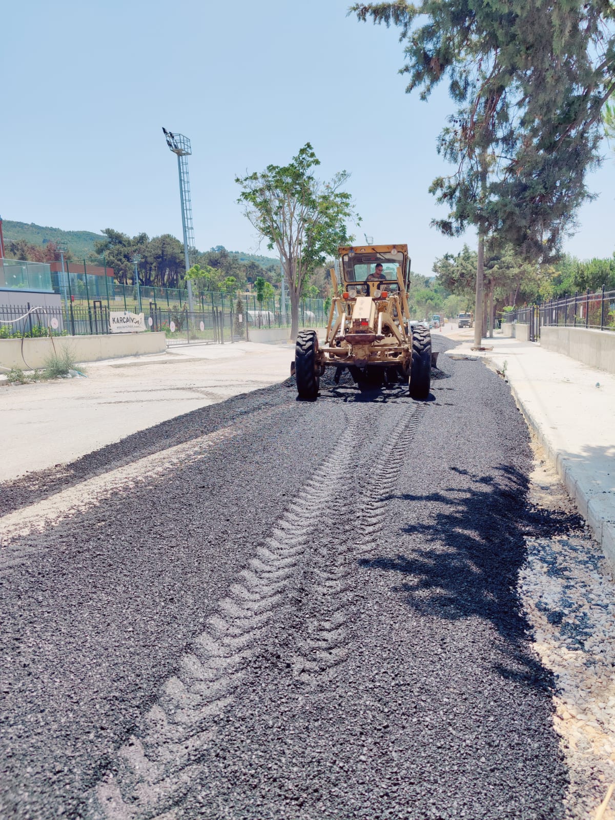 Güzelyalı'da Üstyapı Çalışması