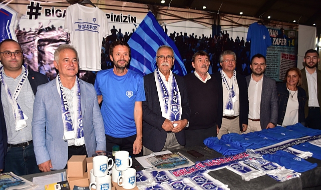 Başkan Gökhan Biga Fuarı'nda