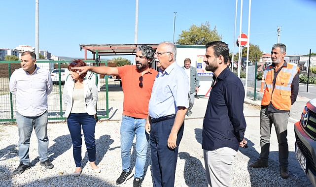 Başkan Gökhan teknik inceleme gezisinde