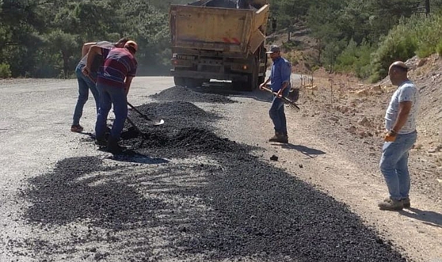 Yol yapım çalışmaları devam ediyor