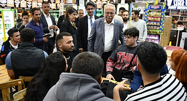 Başkan Gökhan öğrenciler ile bir araya geldi