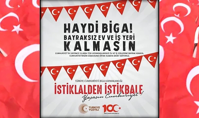 Biga Kaymakamlığı&#039;ndan anlamlı kampanya