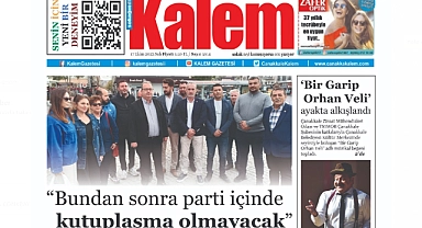 Kalem Gazetesi canakkalekalem.com’da yayında