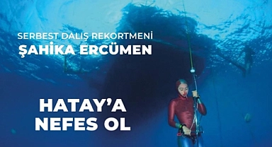 Şahika Ercümen depremzede kız çocukları için dalacak