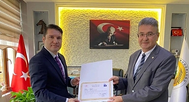 Akkan'a başarı belgesi