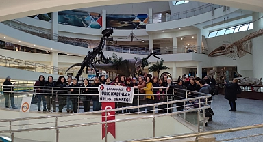 Ankara Tabiat Tarihi Müzesi’ni gezdiler