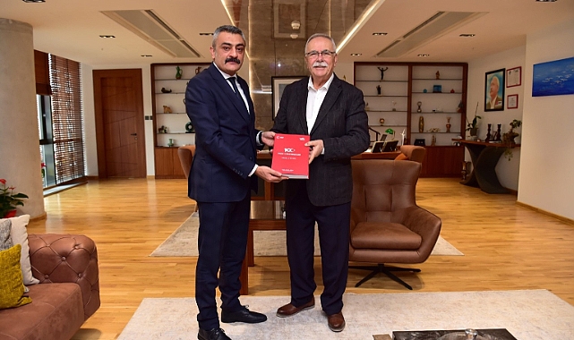 Başkan Gökhan konuklarını ağırladı