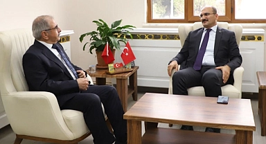 Başkan Özacar'dan Kaymakam Abacı'ya ziyaret