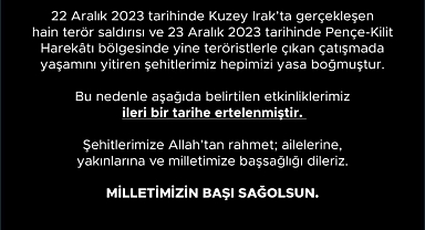 Çanakkale'de etkinlikler iptal edildi!