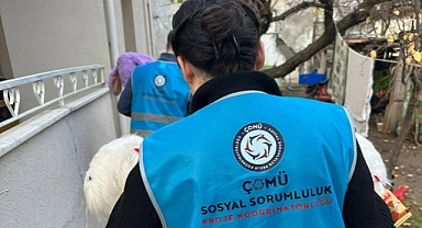 ÇOMÜ'den çocukların yüzlerini güldüren proje