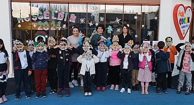 Kepez’de çocuklar yeni yıl ruhunu yaşadı