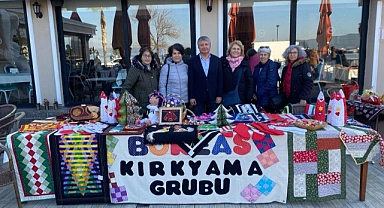 Mutluay’dan yılbaşı pazarına ziyaret