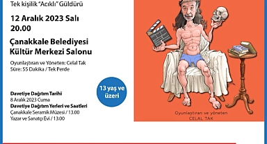 Tek Kişilik Dev Tiyatro Çanakkale’de