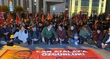 TİP, adliye önünde eylem başlattı