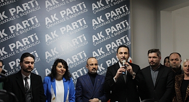 Bakan Yardımcısı Turan, AK Parti Çanakkale Belediye Başkan Adayı İskenderoğlu ile değerlendirmelerde bulundu
