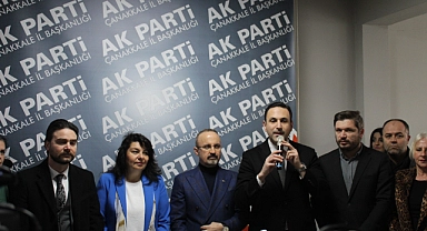 Bakan Yardımcısı Turan, AK Parti Çanakkale Belediye Başkan Adayı İskenderoğlu ile değerlendirmelerde bulundu