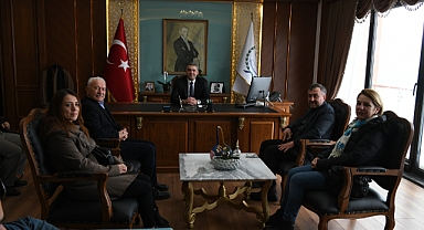 Başkan Yılmaz'dan Kaymakam Öztürk'e ziyaret