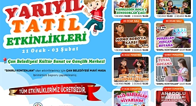 Bu yarıyıl tatili çocuklarımıza çok keyifli geçecek