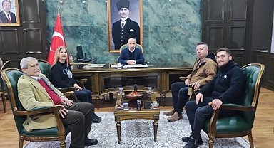 Çan Çevre Derneği'nden Kaymakam Nebioğlu'na ziyaret