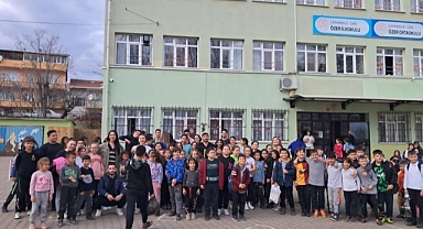 Çan'da öğrenciler doyasıya eğlendi