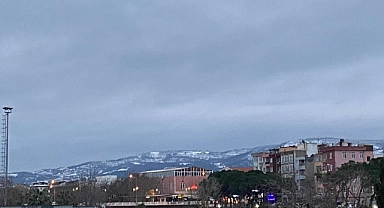 Çanakkale’de Karla Karışık Yağmur Başladı