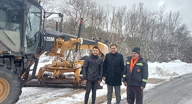 Çanakkale'de karla mücadele çalışmaları yerinde incelendi