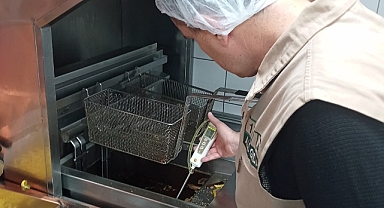 Çanakkale'de kızartma yağları denetleniyor