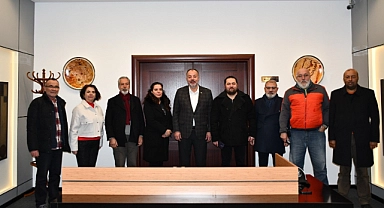 Çanakkale internet ve sosyal medya basın mensupları Derneği’nden ÇTSO’ya ziyaret