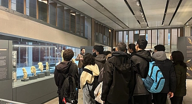Çanakkaleli öğrencilerden Troya Müzesi'ne ziyaret