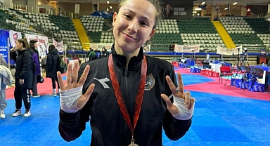 Çanakkaleli sporcu Zeynep Taşkın gururlandırmaya devam ediyor