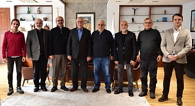 Çanakkalespor'dan Başkan Gökhan'a ziyaret