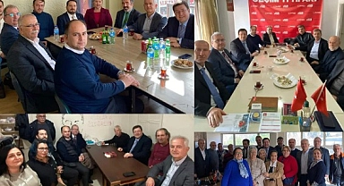 CHP'li Erkek'ten siyasi partilere ziyaret