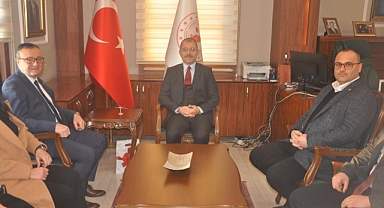 CHP'li Şen'den Kaymakam Dolu'ya ziyaret