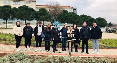 Ezine'de öğrencilerden park ziyareti