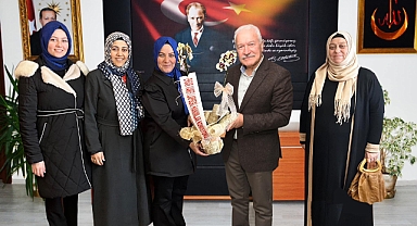 Hanımlar Komisyon’undan Başkan Yılmaz’a ziyaret