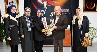 Hanımlar Komisyon’undan Başkan Yılmaz’a ziyaret
