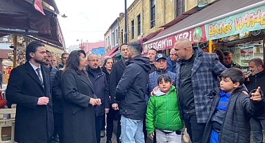 İskenderoğlu, Çanakkale'de esnafla buluştu