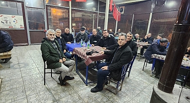 İYİ Partili Çağlayan Akçapınar Köyü'nü ziyaret etti