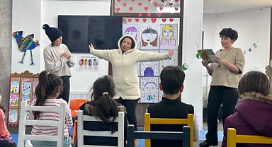 Kepez'de çocuklar drama etkinliğinde buluştu