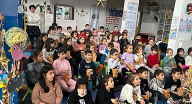 Kepez’de çocuklar sinema keyfi yaptı