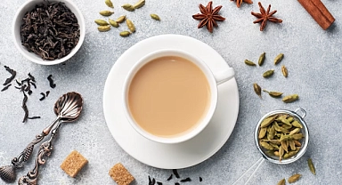 Kış günlerine özel çay tea latte tarifi