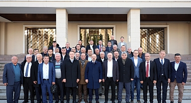 Turan, Çanlı muhtarlar ile bir araya geldi