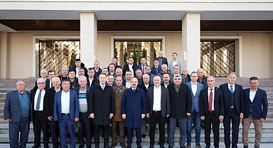 Turan, Çanlı muhtarlar ile bir araya geldi