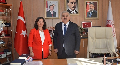 Türkarslan'dan Müdür Dinç'e ziyaret