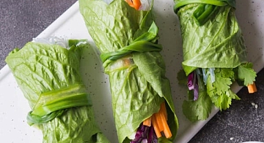 Vegan marul wrap tarifi