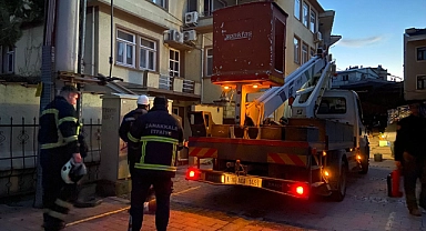 Çanakkale'de  bir trafoda  patlama meydana geldi